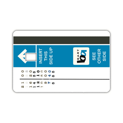 Bart Ticket (debit card skin)