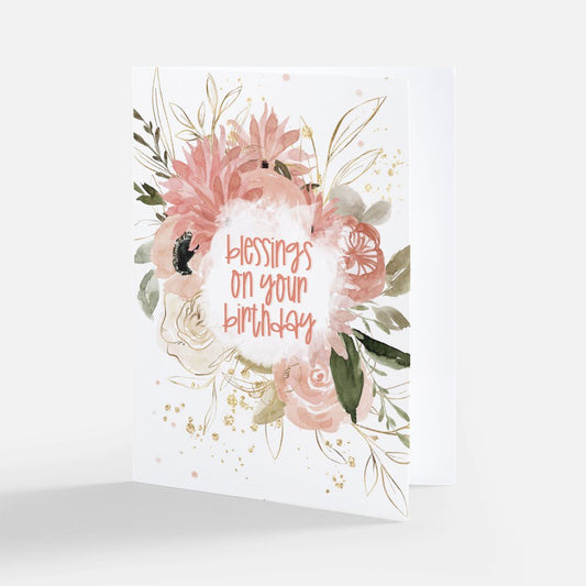 Birthday Blessings (card)