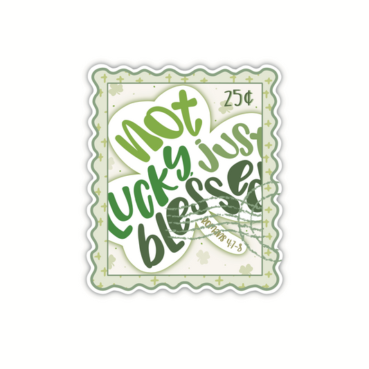 Blessed Clover Stamp Sticker