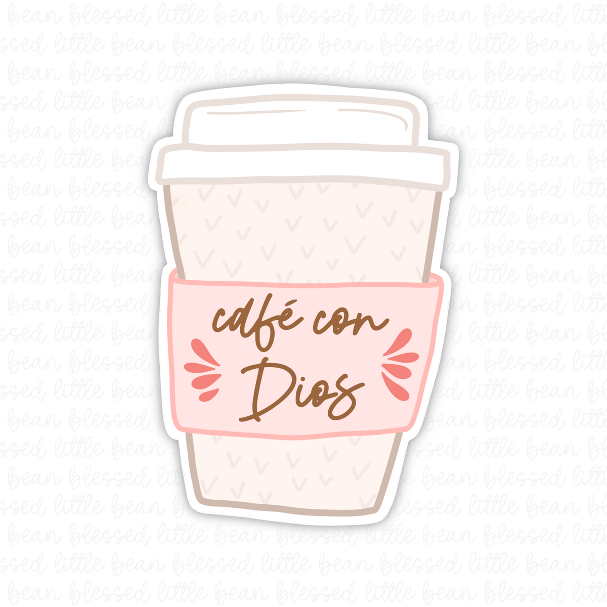 Cafe Con Dios (sticker/magnet)