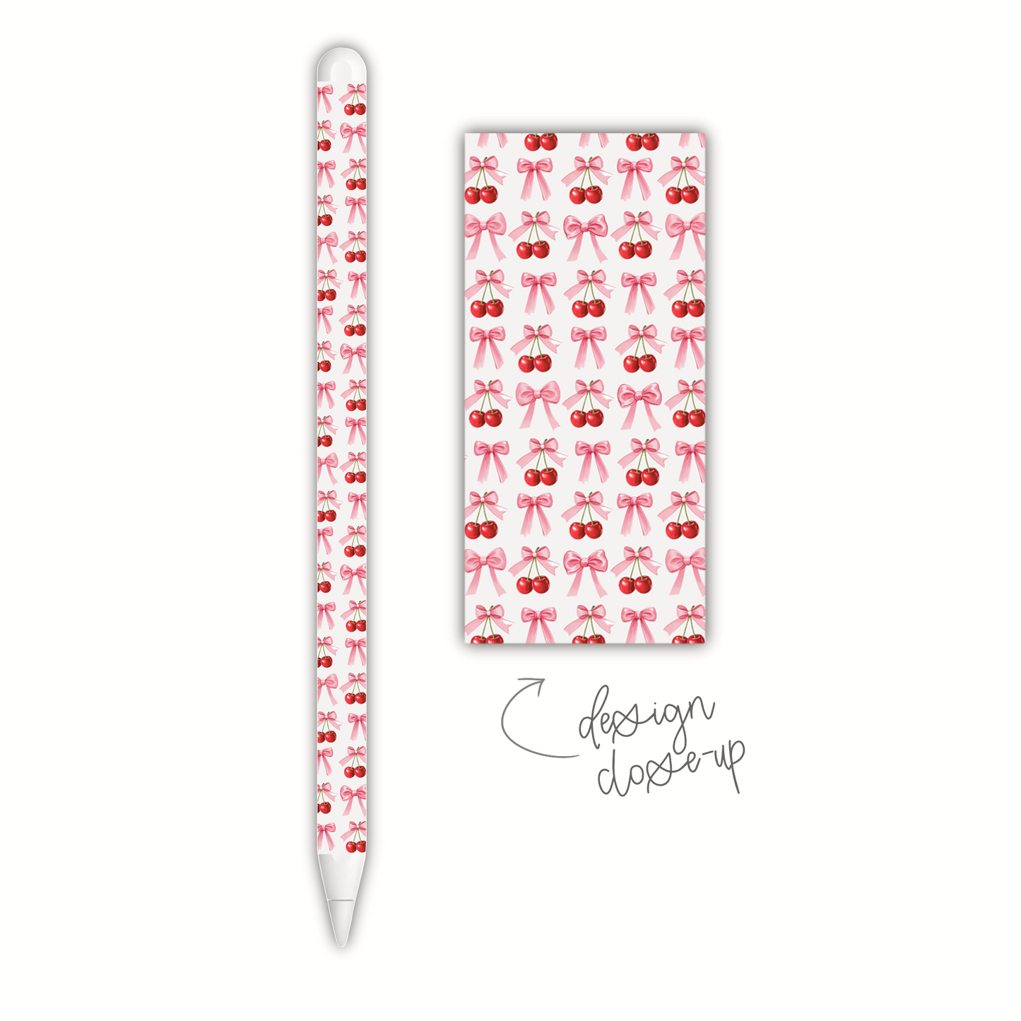 Cherries & Bows (apple pencil skin)
