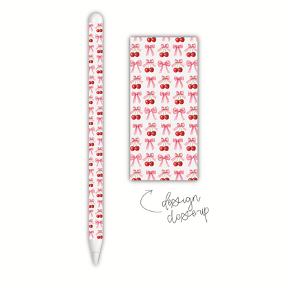 Cherries & Bows (apple pencil skin)