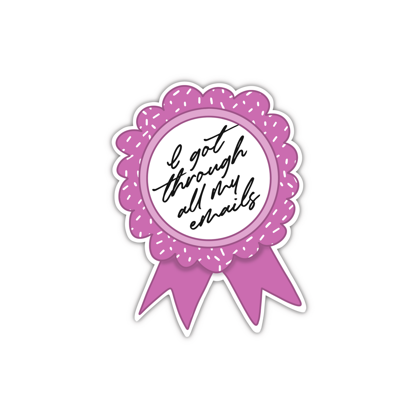 Got Through My Emails Ribbon (sticker)