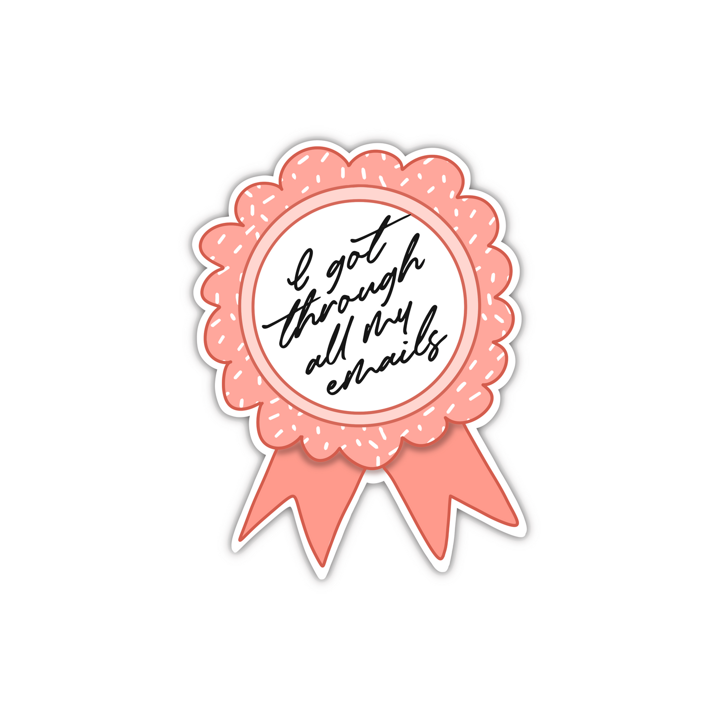 Got Through My Emails Ribbon (sticker)