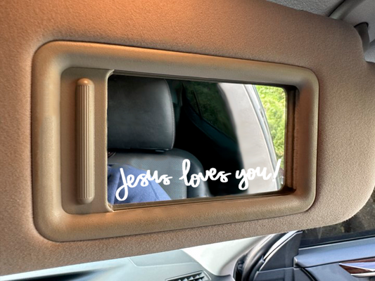 Jesus Loves You! (vinyl decal)