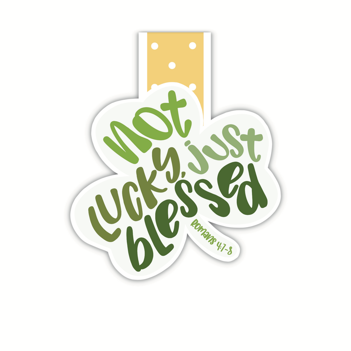 Not Lucky, Blessed (magnetic bookmark)
