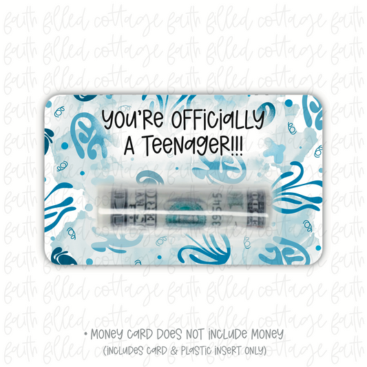 Officially A Teenager BLU (money holder)