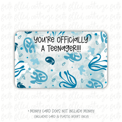 Officially A Teenager BLU (money holder)