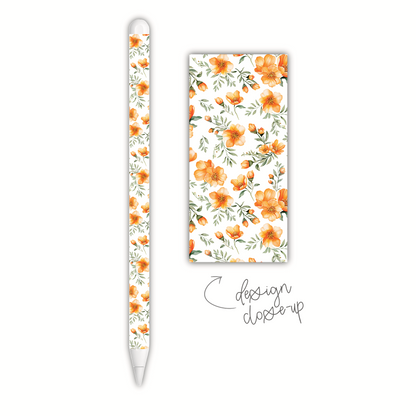 Orange Petals (apple pencil skin)