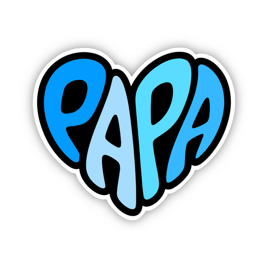 Papa Heart (sticker)