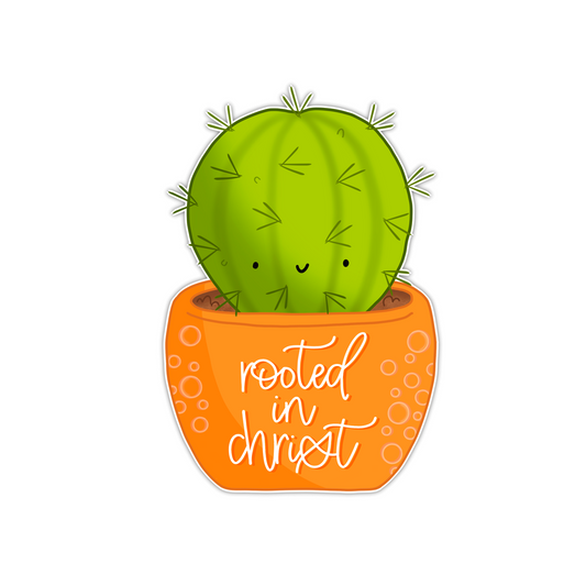 Rooted In Christ (sticker)