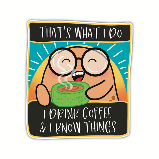 That's What I Do Beanjamin (sticker)