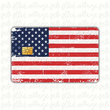 USA Flag (debit card skin)