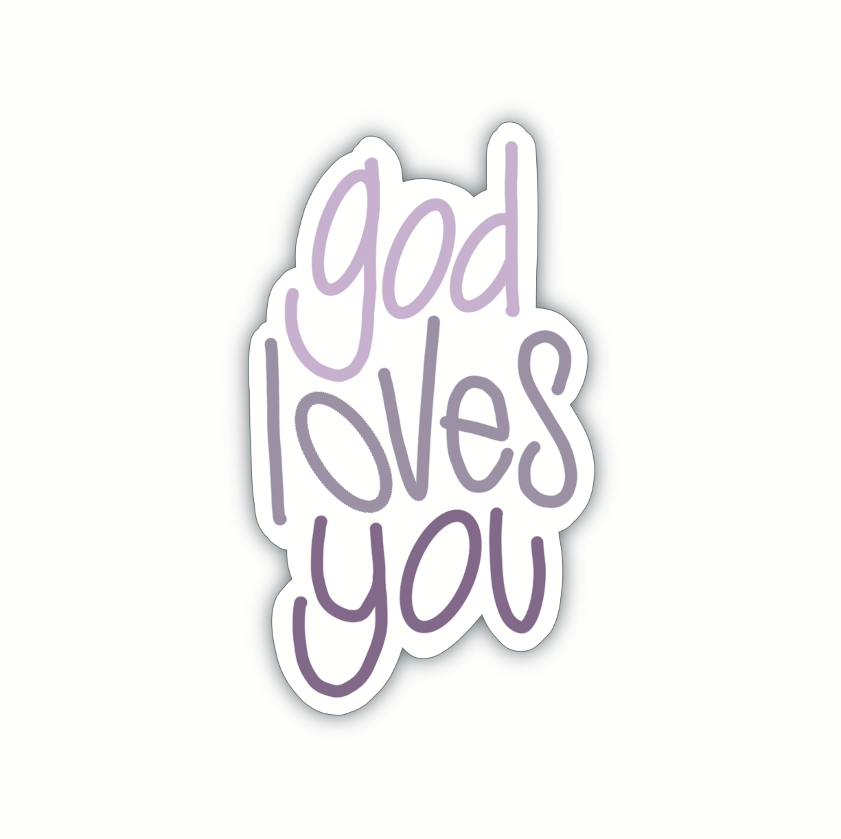 God Loves You (sticker) [5 colors]